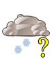 Cloudy with snow flurries