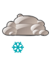 Cloudy with a light frost