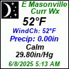 Current Weather Conditions in East Masonville, NY