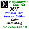 Current Weather Conditions in East Masonville, NY
