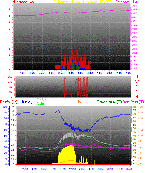 24 Hour Graph for Day 19