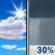 Sunday: A chance of showers after 2pm.  Partly sunny, with a high near 64. Chance of precipitation is 30%.